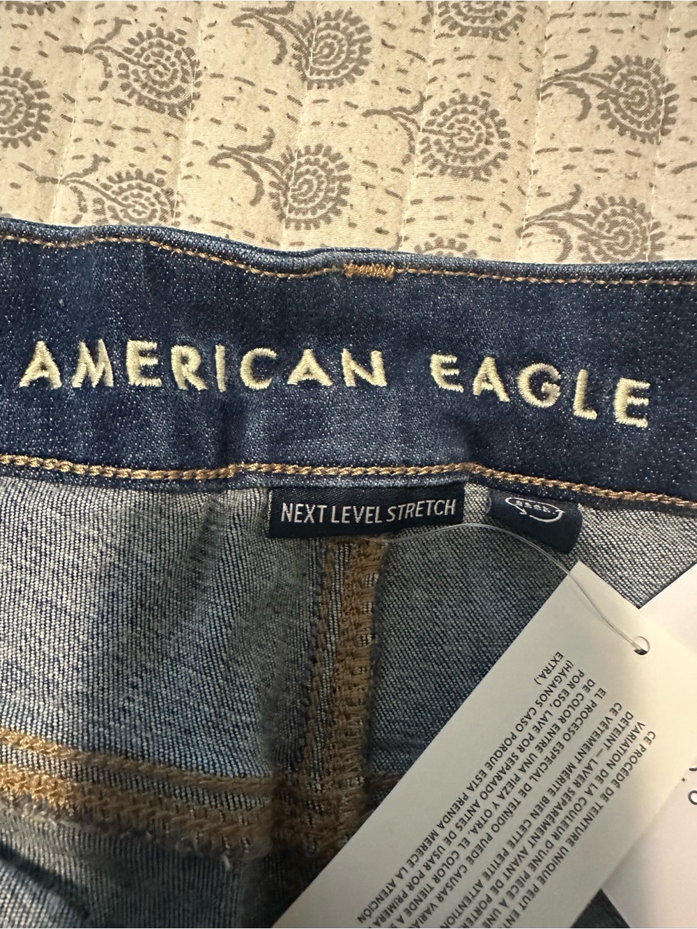 American Eagle Outfitters Women's Dark Blue Boot Cut Jeans - Picture 2 of 8